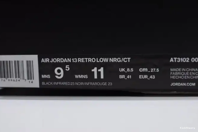 Kick Theory AT3102-006 x Black Infrared Clot 13 Jordan Low Air 0603